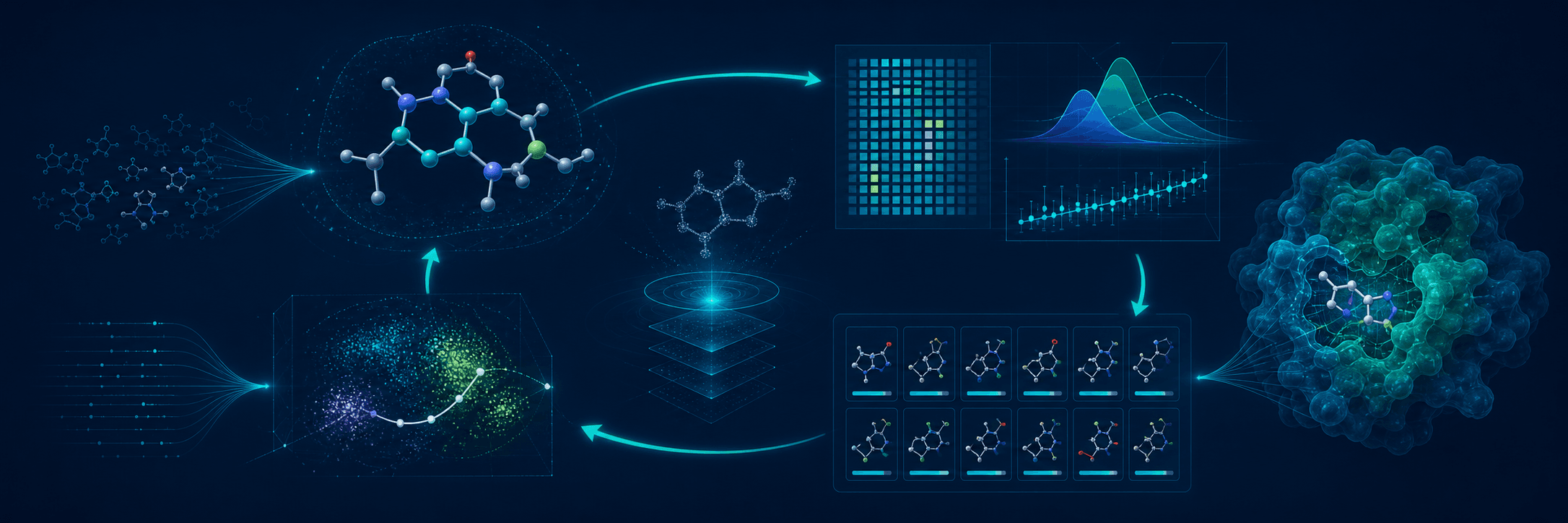 Molecular modeling workflow from structures to evidence